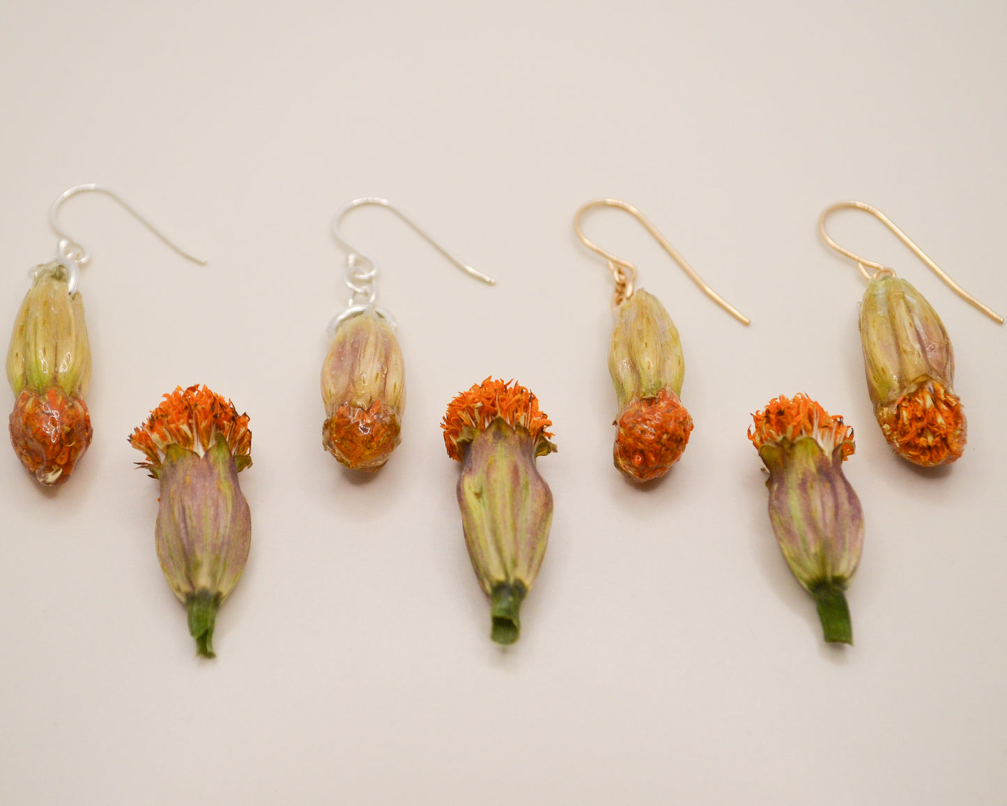 Marigold Bud Dangles
