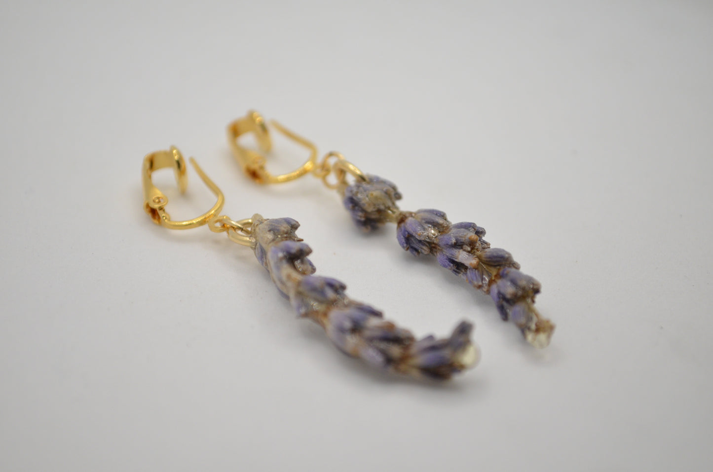 Lavender Rock Candy Clip Ons