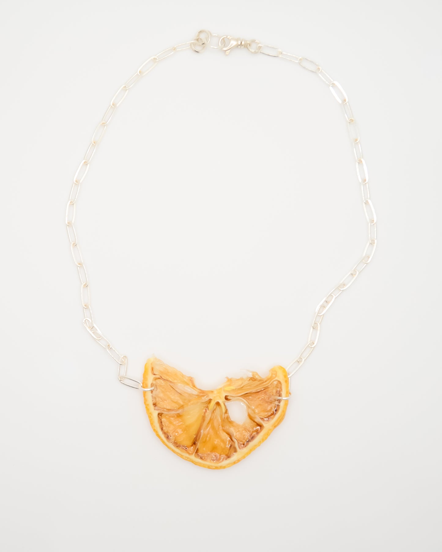 Lemon Paperclip Choker